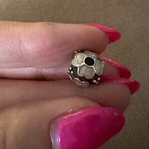 Blue flower Pandora charm